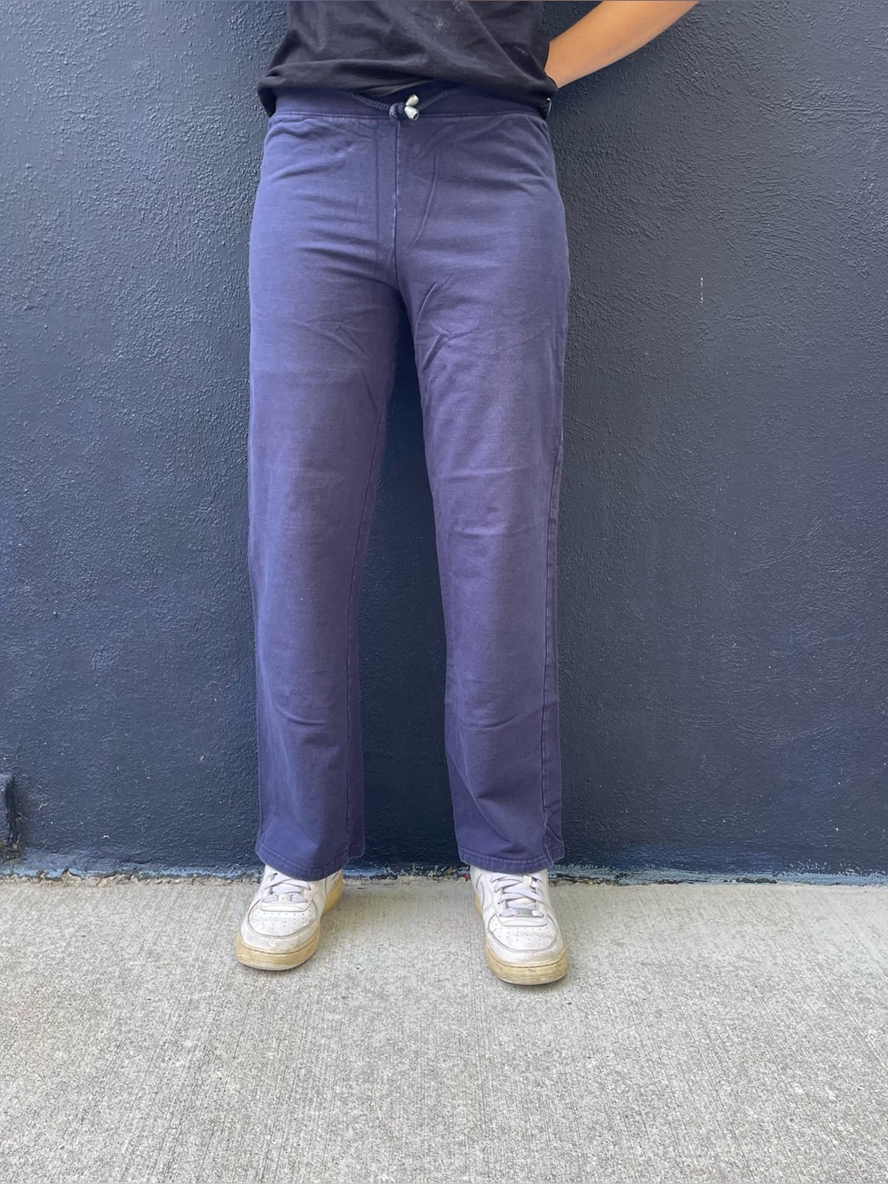 Navy blue y2k Jerzees sweatpants size women’s small
